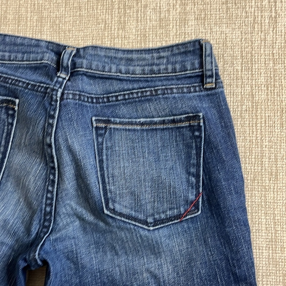 ⭐️ Banana Republic Classic Boot Cut faded Jeans- Size 6 - Picture 8 of 10